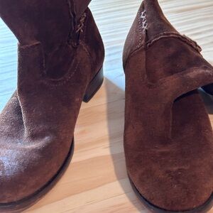 Brown Suede Women's Boots